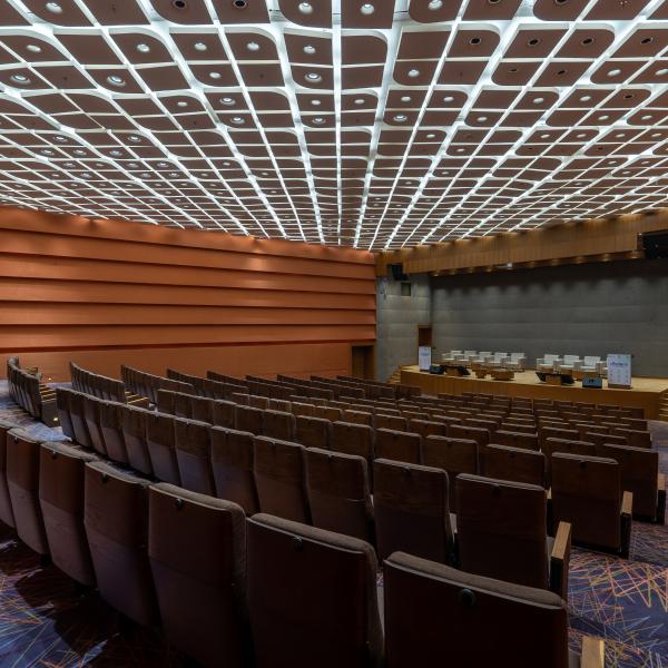 Auditorium at Business & Exhibition Centre of ABCD Building Dholera