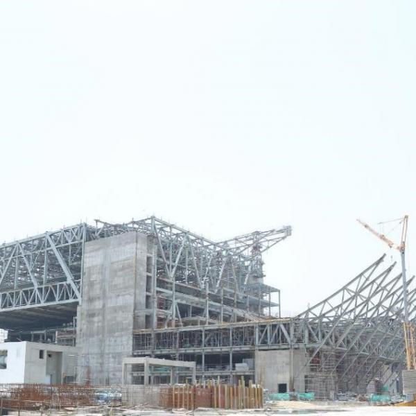 CONVENTION CENTRE – North East View (Structural Steel Works Nearly Completion)